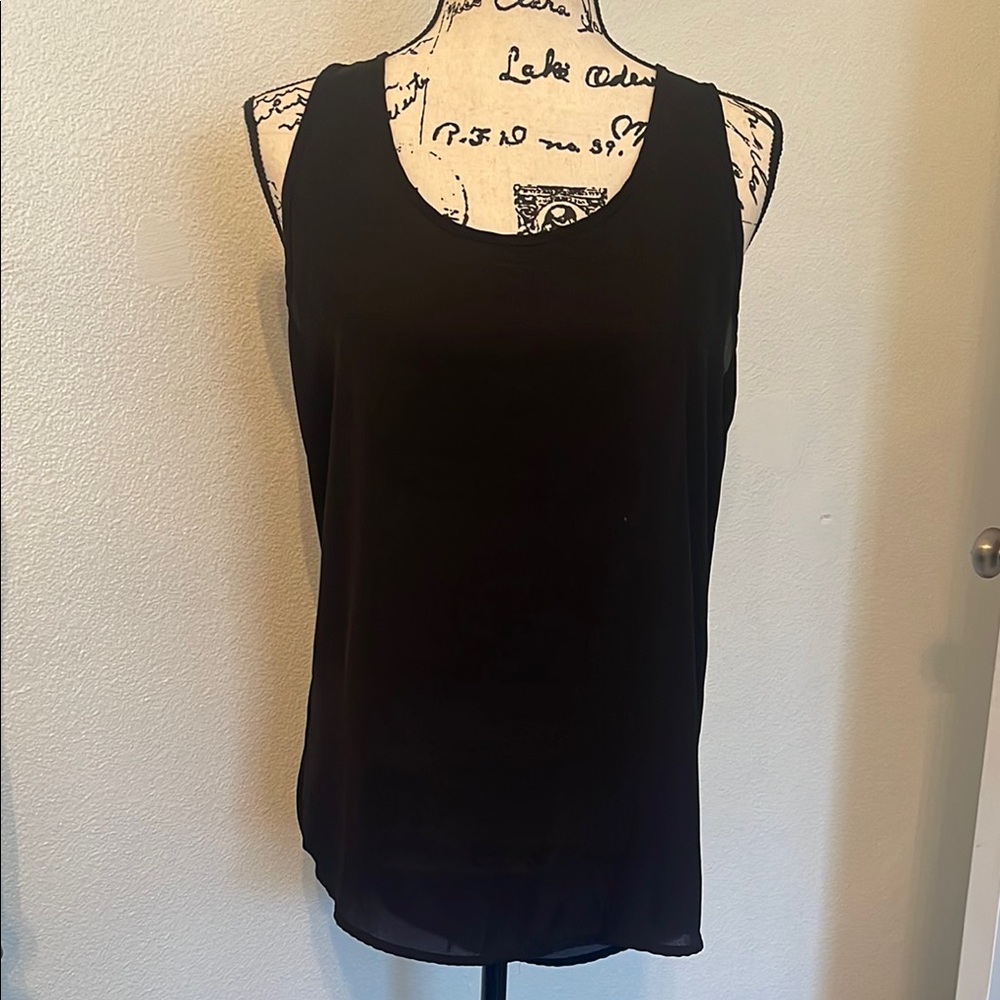 Elegant Black Sleeveless Top
